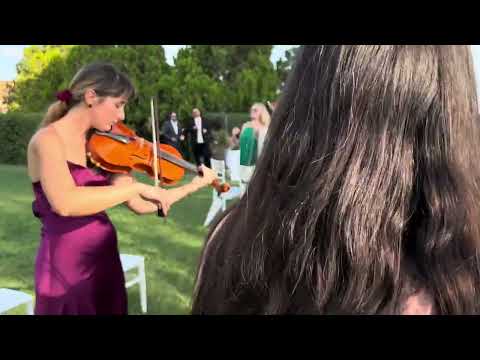Francesca Violin - &quot;Con te partirò&quot; Violin and Viola - Wedding Violinist in Italy